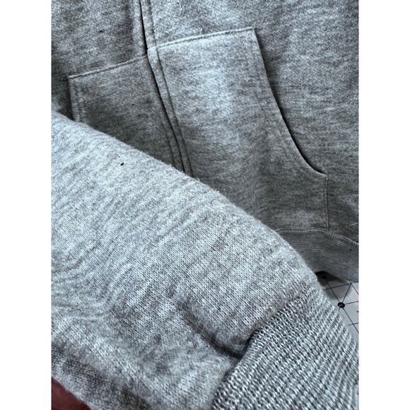 MW Gray Zip-Up Hoodie Sz. M Vintage 1980’s Metal Zipper ~minty~ Rocky Balboa - Picture 10 of 16